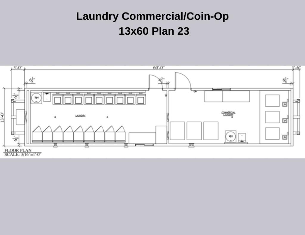 Laundry Commercial Coin-Op 13x60